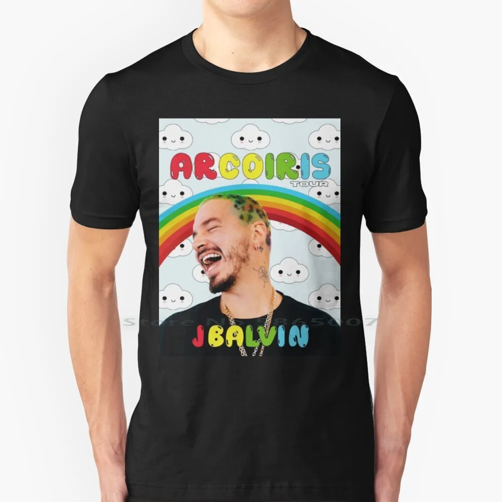Si J Arcoiris Tour Balvin 2021 Maglietta Masmuret 100% Cotone Si J Arcoiris Tour Balvin Big Size 6Xl Tee Gift Fashion