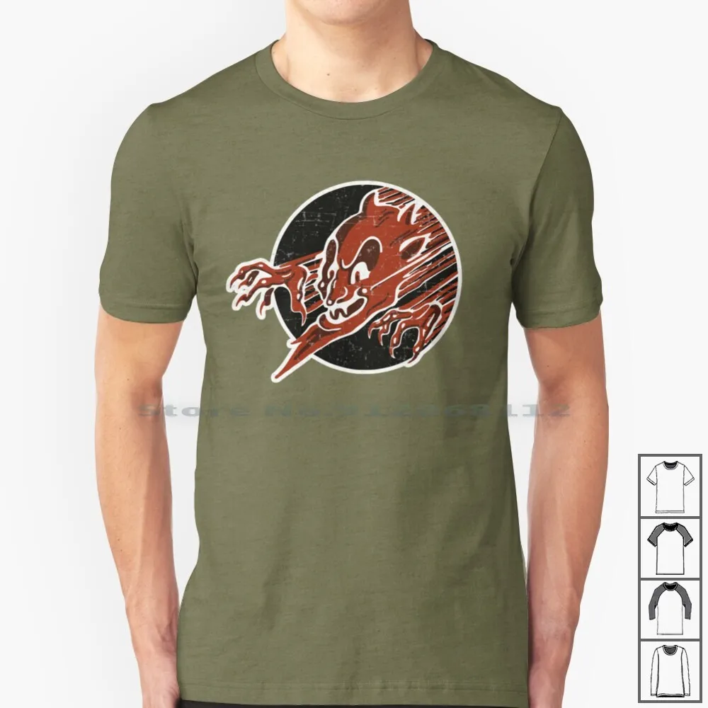 Diavoli ( Red Devils )-6O Stormo Cacia-Regia T Shirt 100% Cotone Pzd Pzd501 Squadriglia Italian Air Force Regia Regia