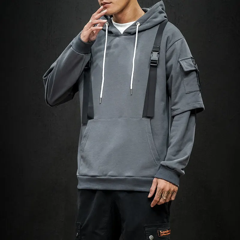 Style Autumn Spring 2020 Hoodie Sweatshirt Mens Hip Hop Punk Pullover Streetwear Casual Fashion Clothes Plus Asian Size M-5Xl