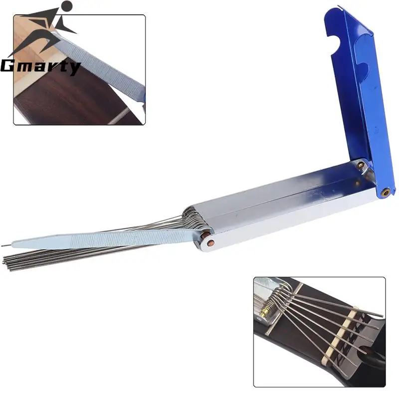 Irin Guitar Nut Bridge Set Di File Luthiers Tool Box 13 Dimensioni Di File 1 File Piatto Per Slot Per Chitarra Per Basso