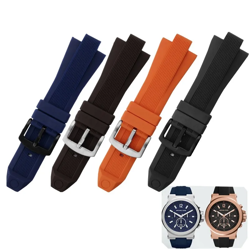 Cinturino In Gomma Da 29Mm Per Fit Michael Kors Mk9019 Mk8295 Mk8492 Mk9020 Mk9020