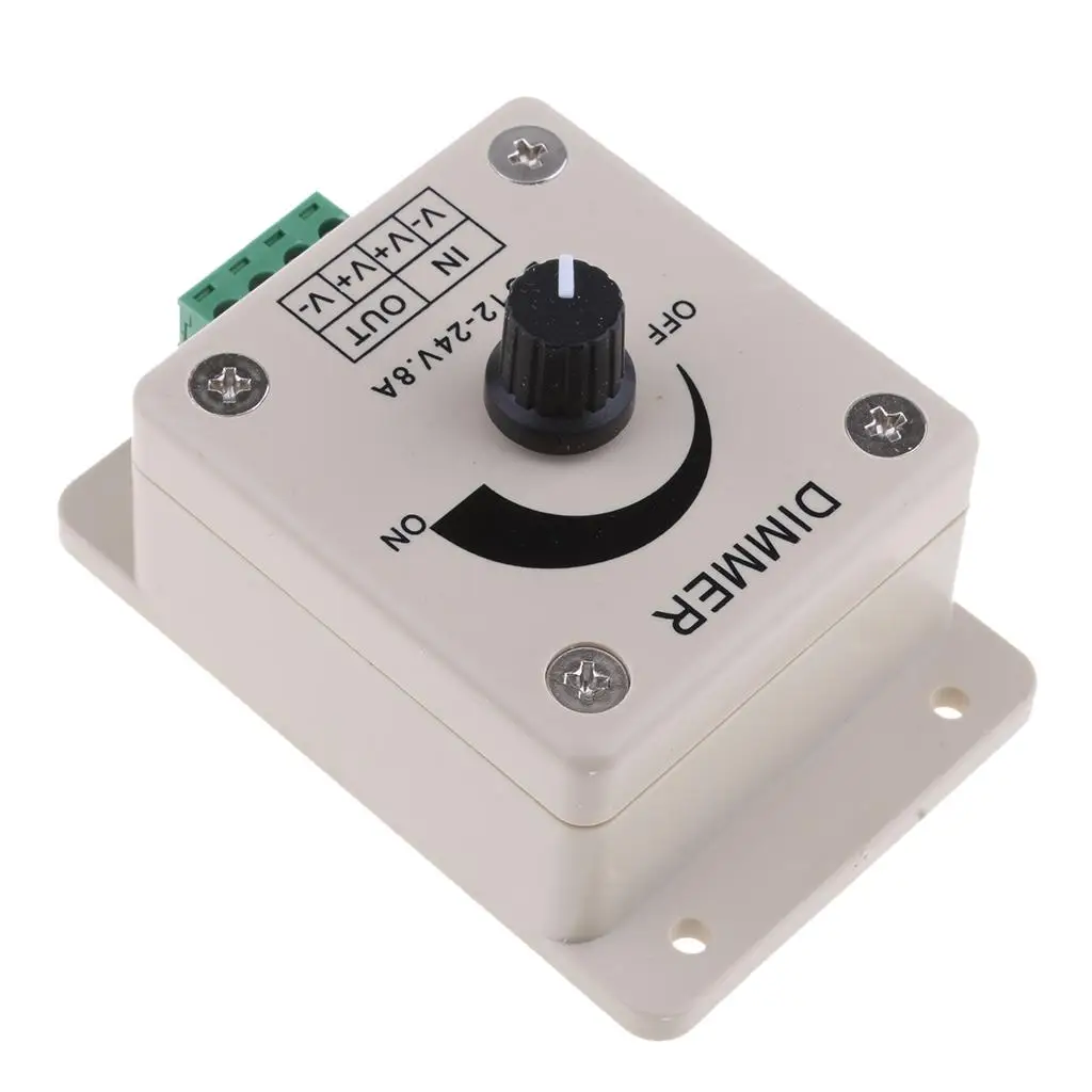Magideal Durevole Marine 12V Led Strip Lights Pwm Dimmer Controller Dimmer Per Barca Marine Yacht Dinghy Parti Accessori