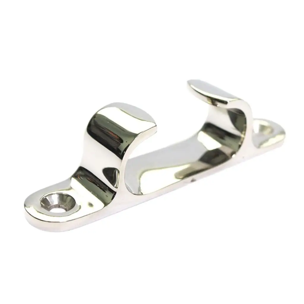 Acciaio Inossidabile S.S. Straight Boat Yacht Deck Line Dock Rope Cleat Chock 5