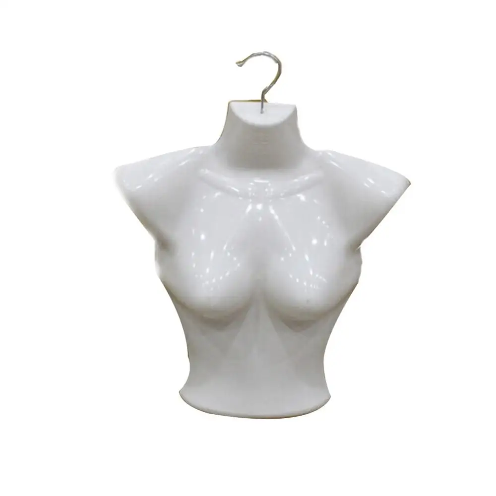 Espositore Per Abbigliamento Intimo Torse Manichino Donna Mezzo Corpo In Plastica