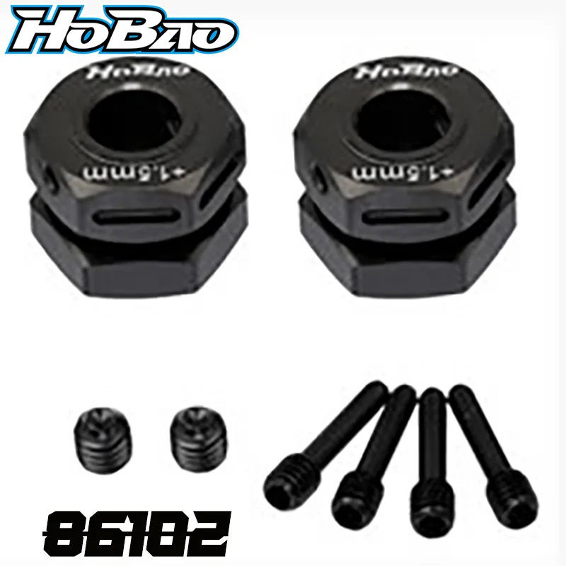 Originale Ofna/Hobao Racing 86102 Set Mozzo Ruota + 1.5Mm Per Hyper 1/8 St Pro/Rtr Truggy/Hyper 1/8 Buggy