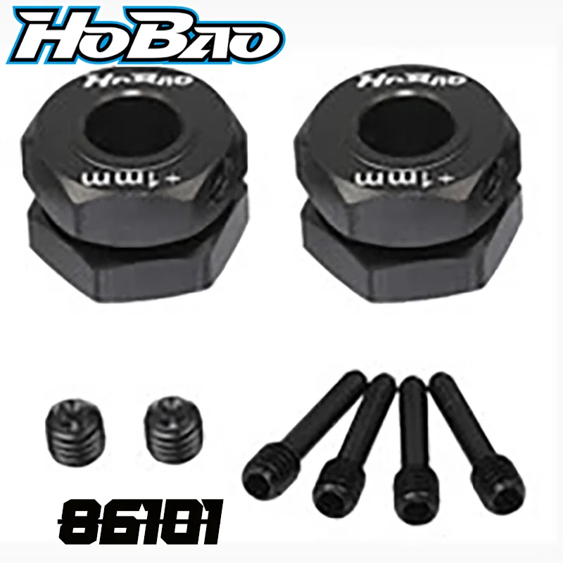Originale Ofna/Hobao Racing 86101 Set Mozzo Ruota + 1Mm Per Hyper 1/8 St Pro/Rtr Truggy/Hyper 1/8 Buggy