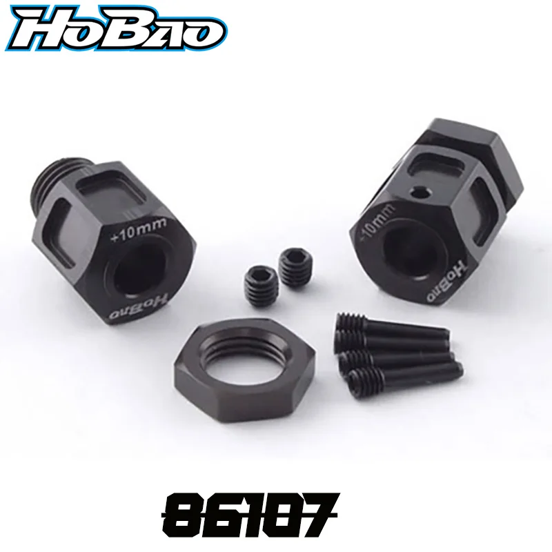 Originale Ofna/Hobao Racing 86107 Set Mozzo Ruota + 10Mm Per Hyper 1/8 St Pro/Rtr Truggy/Hyper 1/8 Buggy