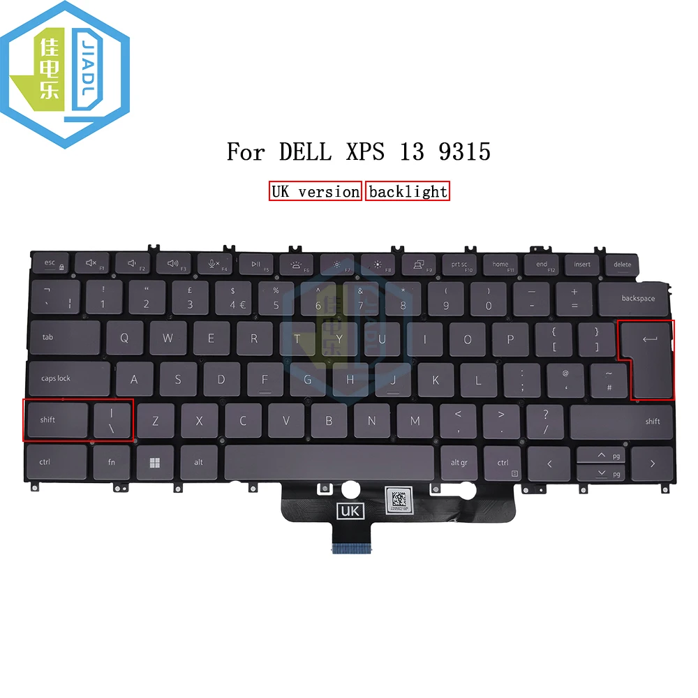 Tastiera Giapponese Retroilluminata Belga Per Dell Xps 13 9315 13-9315 0Vgkdm 06 V84Y 065 J1J Giappone Belgio Azerty Notebook Pc Tastiere