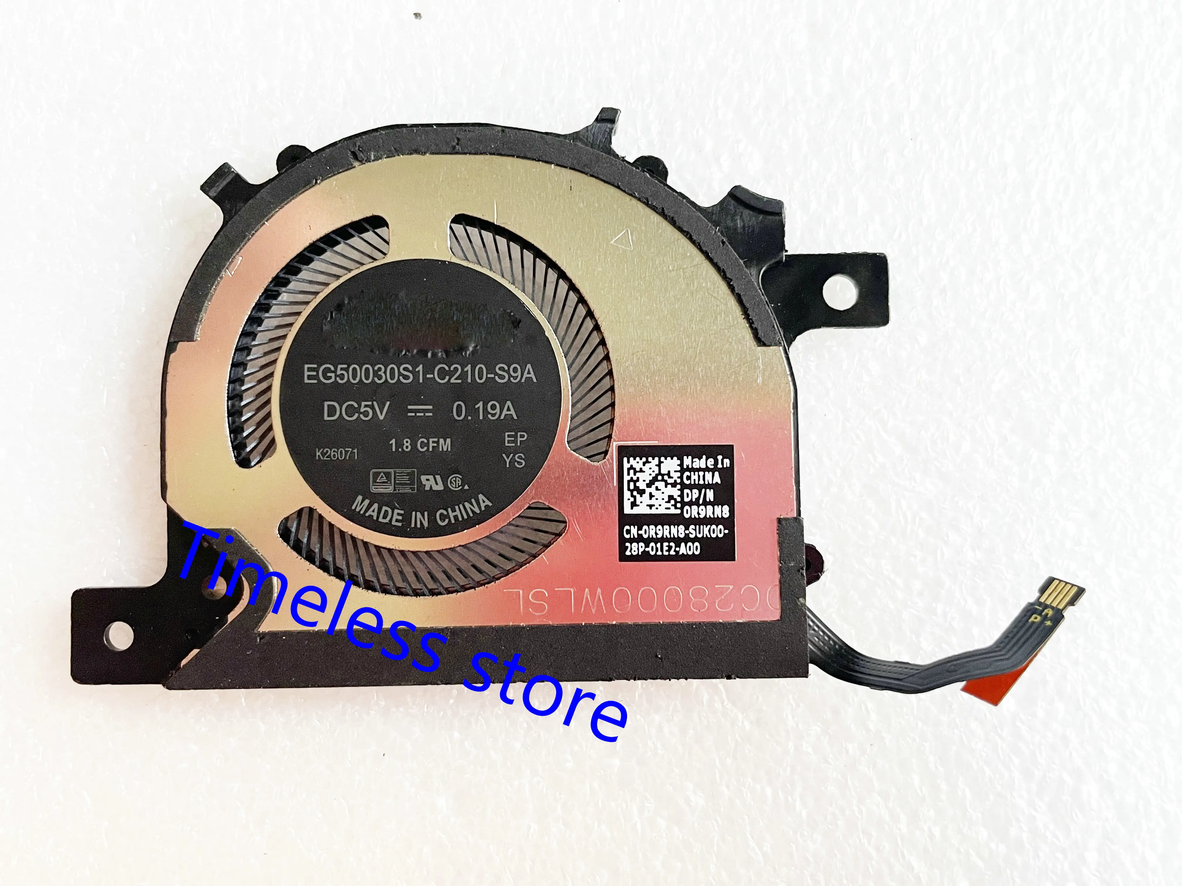 Per Dell Xps 13 9315 2022 Ventola Di Raffreddamento Eg50030S1-C210-S9A R9Rn8 0R9Rn8