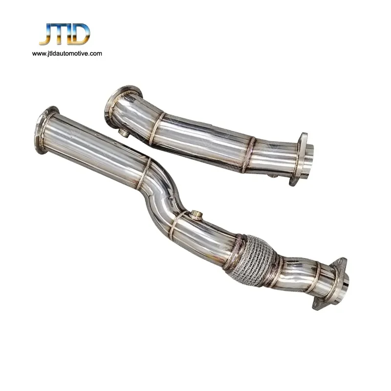 Downpipe Di Scarico Deca Lucidato Ad Alto Flusso Per Bmw G80 M3 G82 M4 S58 3.0L