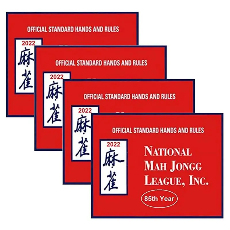 2022 Mahjong Card National Mah Jong Card Mahjongg League Card Large Print Carte Mahjong Carte Mani E Regole 2022 Mah Jongg