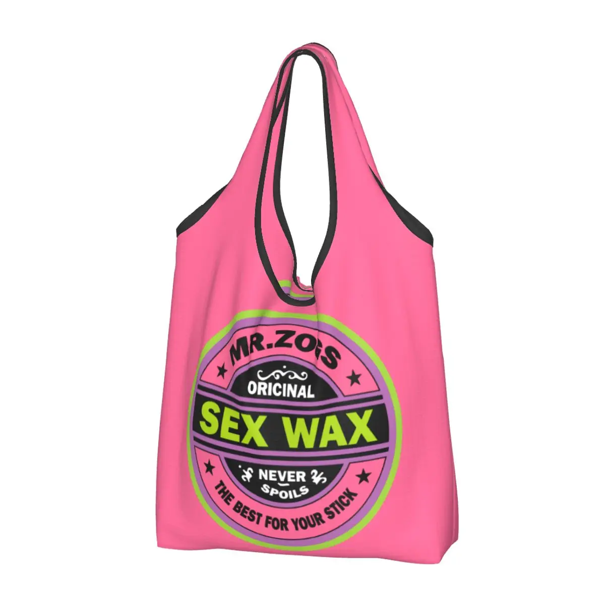 Riciclaggio Mr Zogs Surf Sex Wax Shopping Bag Donna Tote Bag Borse Per La Spesa Portatili