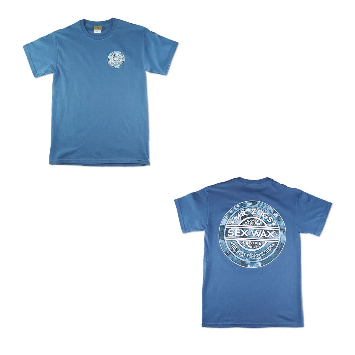 Sex Wax Mr Zogs Surf Shirt Manica Corta Hawaiian Dreams Heather Indigo