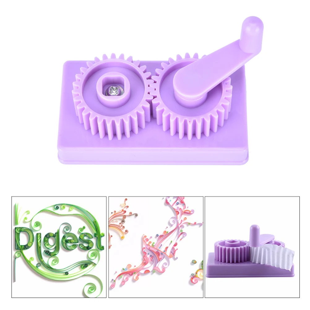Plastic Paper Quilling Crimper Machine Crimping Paper Craft Quilled Diy Art Tool Papercraft Scrapbooking Stamping All'Ingrosso