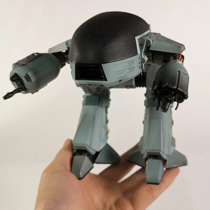 Hiya Toys Robocop Ed-209 Battle Danneggiato Versione 1:18 Scala 4 Pollici Figura Acton Con Suono