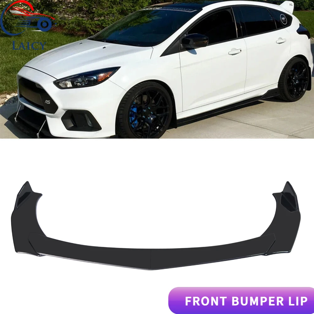 Laicy Per Ford Focus Rs Se St 2004-18 Paraurti Anteriore Lip Body Kit Canard Diffusore Splitter Spoiler Antigraffio Guard Body Pala