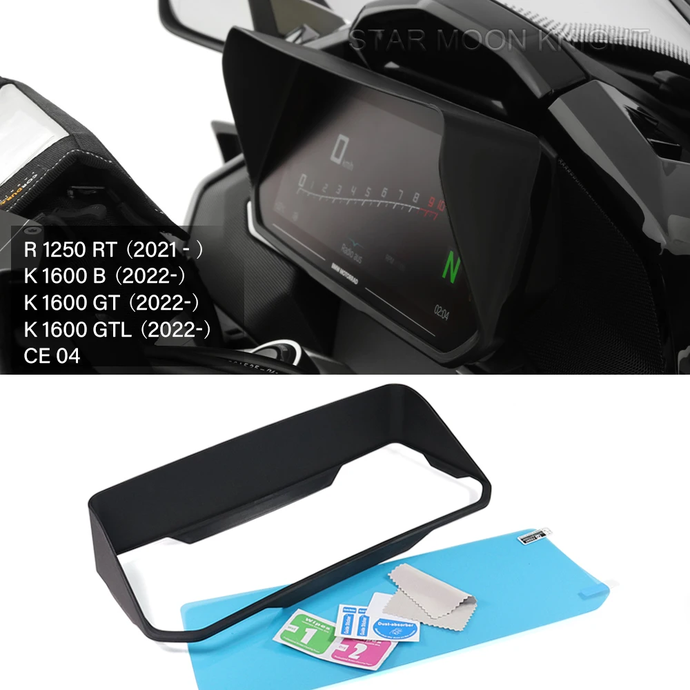 Per Bmw R 1250 Rt R1250Rt Instrument Hat Parasole Meter Cover Guard Instrument Film K1600B K1600Gt K1600Gtl K1600 B Gt Gtl Ce04