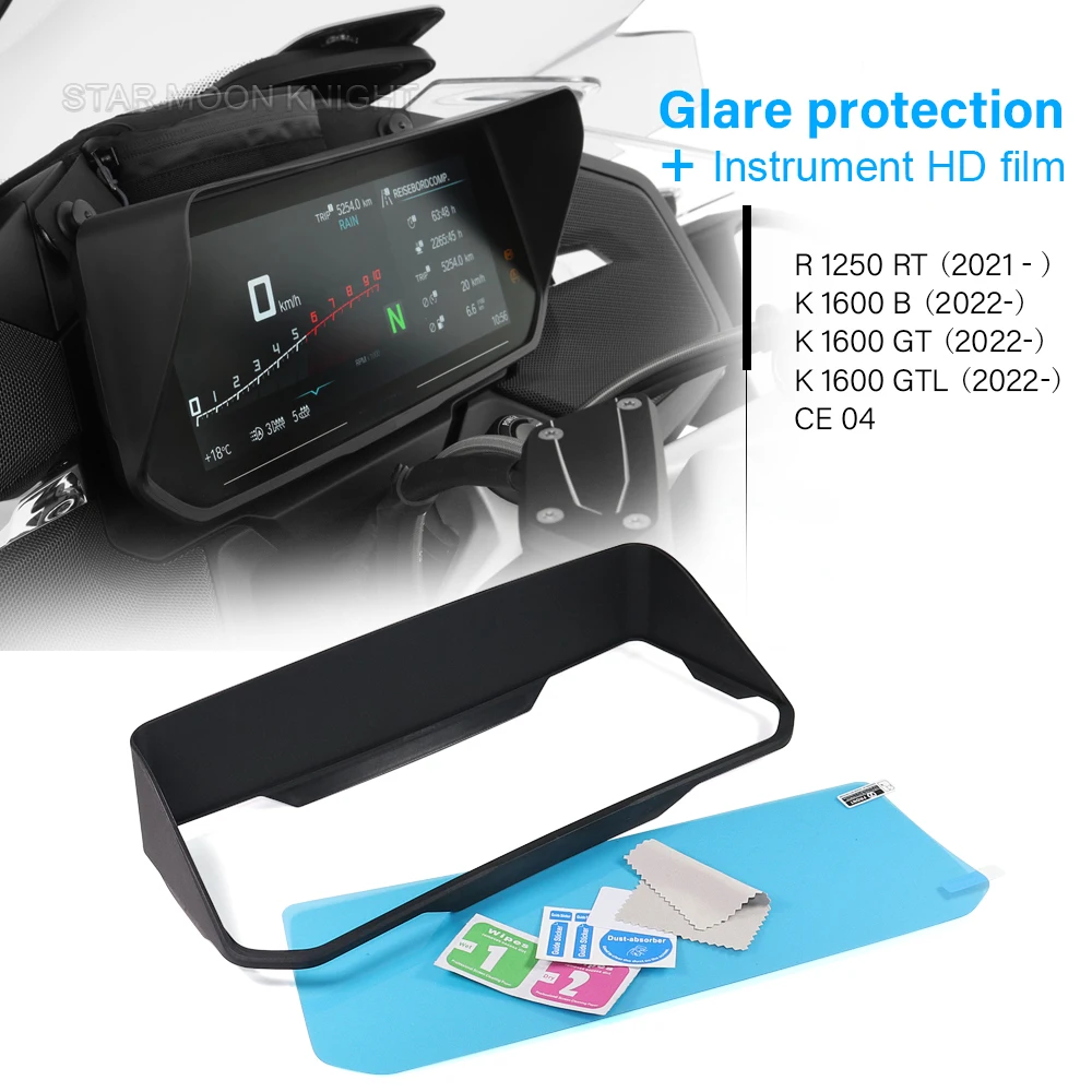 Per Bmw K1600B K1600Gt K1600Gtl K1600 B Gt Gtl Accessori R1250Rt R 1250 Rt Ce04 Abs Meter Frame Cover Instrument Hat Visiera Parasole