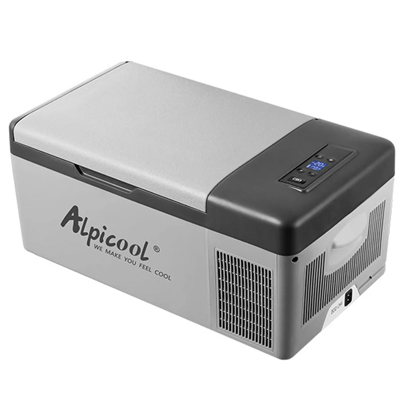 15L Frigorifero Per Auto Alpicool Mini Frigo 12/24V Congelatore Portatile Per Viaggiare Campeggio Ice Box 220V Home Compressor Cooler