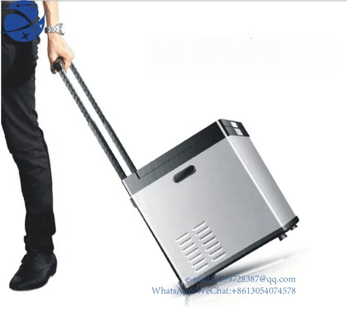Yyhc18L 12V + 220V Auto Uso Compressore Chilling Mini Frigo Con Ruota Congelador De Pesca Picnic Cooler Box Car Freezer