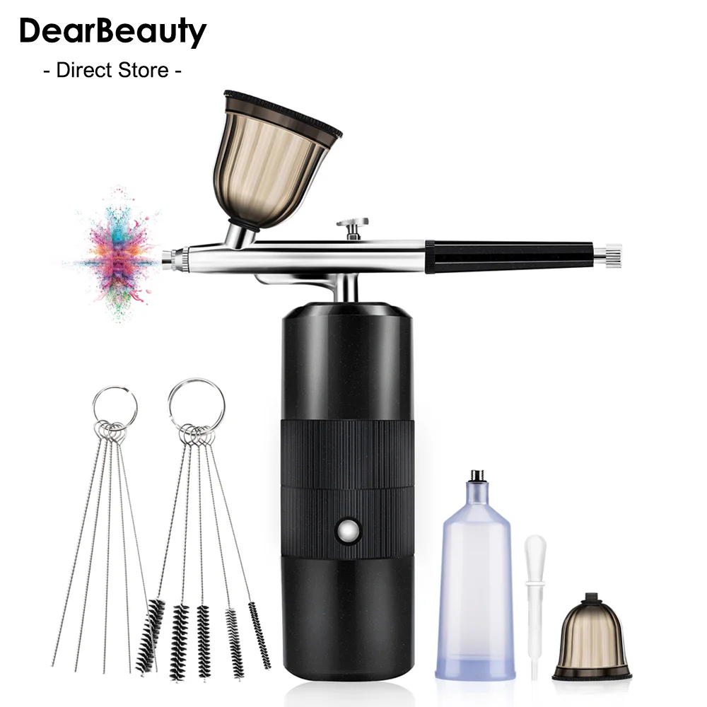 Mini Airbrush Kit Con Compressore Multifunzione Art Painting Nano Spray Gun Nail Airbrush Cake Decorating Makeup Tattoo Sprayer