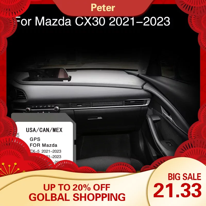 Map Sd Memory Card Per Mazda Cx30 2021 2022 2023 Cover Canada Messico Car Gps System Update Version Sat Nav