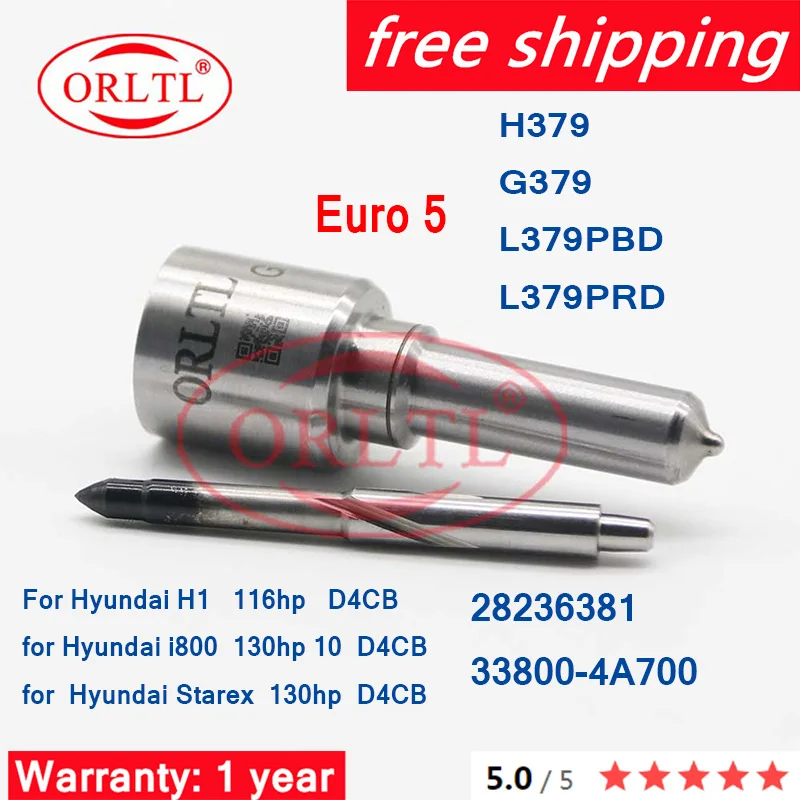 Per Hyundai 33800 4A700 28236381 33800-4A700 Euro 5 Diesel G379 H379 L379Pbd L379Prd Iniettore Pezzi Di Ricambio Ugello