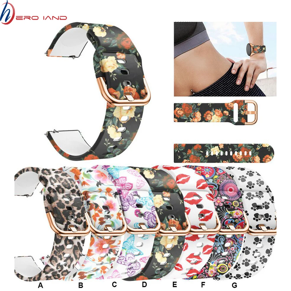 Smart Watchband Per Samsung Galaxy Active 2 40Mm 44Mm Amazfit Gts 2 Mini Bip Bracelet Samsung Galaxy Watch 3/4 Classic 46Mm 42Mm