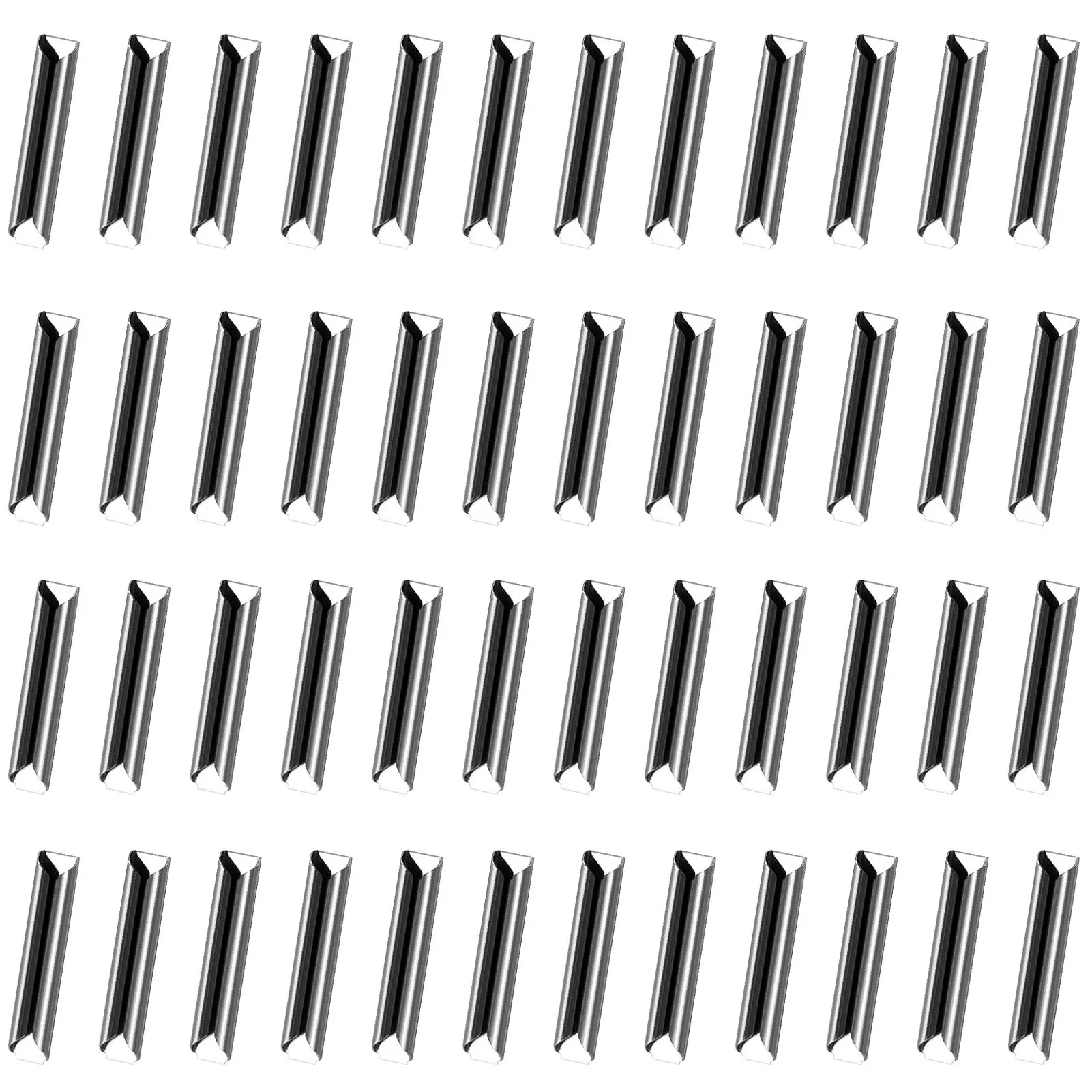 Gd02 50 Pezzi Piko Bachmann Fishplates Ho Scale 1:87 Track Rail Joiner