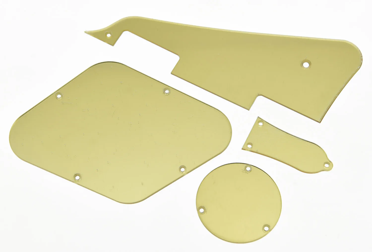Kaish Lp Battipenna Cavità Di Coperture Turss Rod Cover Set Per Epiphone Les Paul Oro Specchio