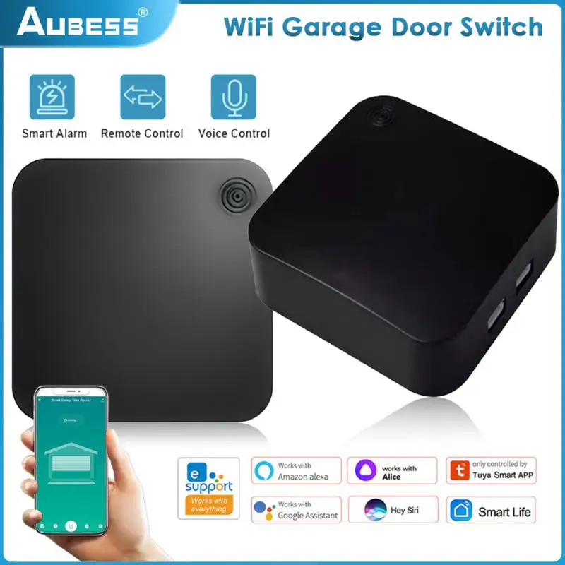 Tuya Wifi Garage Door Switch Smartlife App Remote Conrtrol Smart Home Security Protection Funziona Con Alexa Google Home