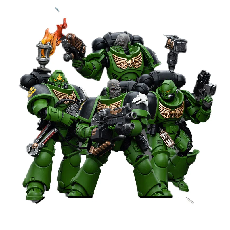 In Magazzino Joytoy Warhammer Salamandra Assault Intercessors Brighter Kajax Tsek'Gan Brother Havanes Tol'Vak Robot Action Model