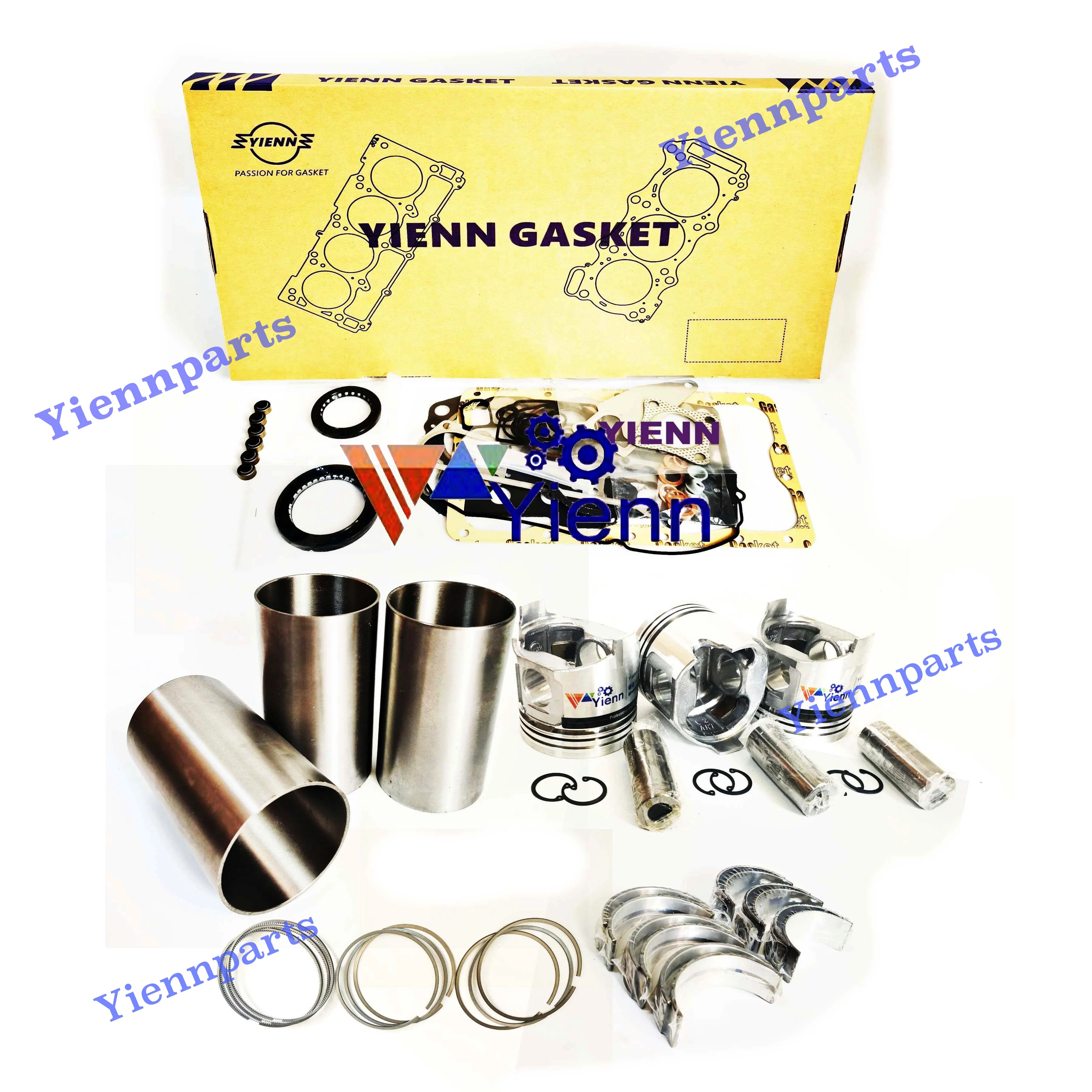 D950 D950B D950-La Revisione Ricostruzione Kit Per Kubota Loader 543 Trattore B1-16 B1-17 B1600 B7200 B8200 B1750D Motore Parti Di Riparazione