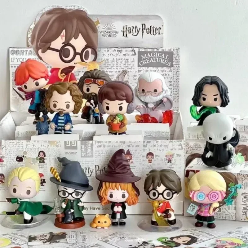 Hot Potte Ha Rri Blind Box Magic World Prop Series Mystery Box Mystery Box Sorpresa Pvc Desk Decoration Kids Christmas Gift Toys