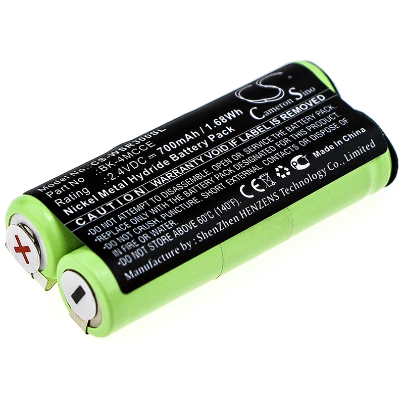Batteria 700Mah Bk-4Mcce Per Sen Sonic Plus Sr-3000 900 Spazzolino Sonico Sen Sonic Plus Sr-3000E