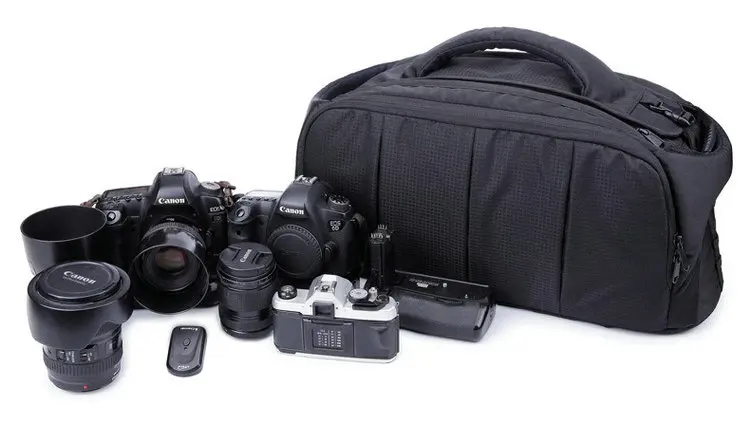 Nuovo Dslr Slr Camera Bag Custodia Per Canon Nikon Sony Pentax Panasonic Dvx-200 130 Sony Nx100 Nx3 Ea50 Z150