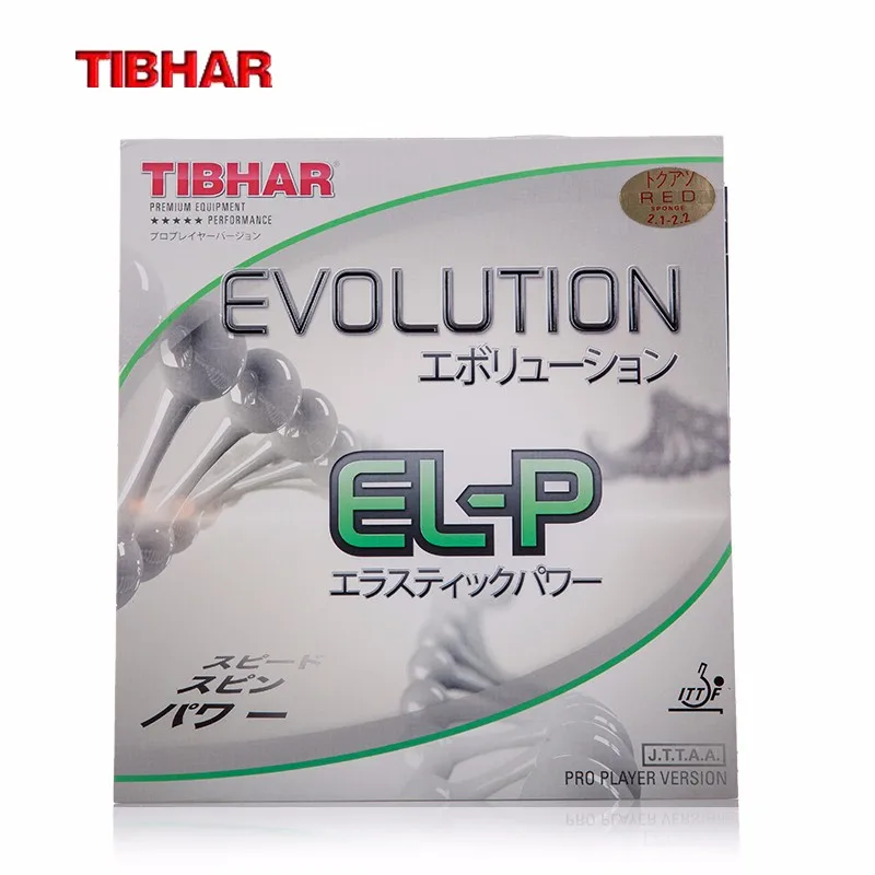 Tibhar Evolution Elp El-P Spugna Per Torta Non Appiccicosa Germania Ping Pong In Gomma Pips-In Spugna Da Ping Pong Stile Tenergy