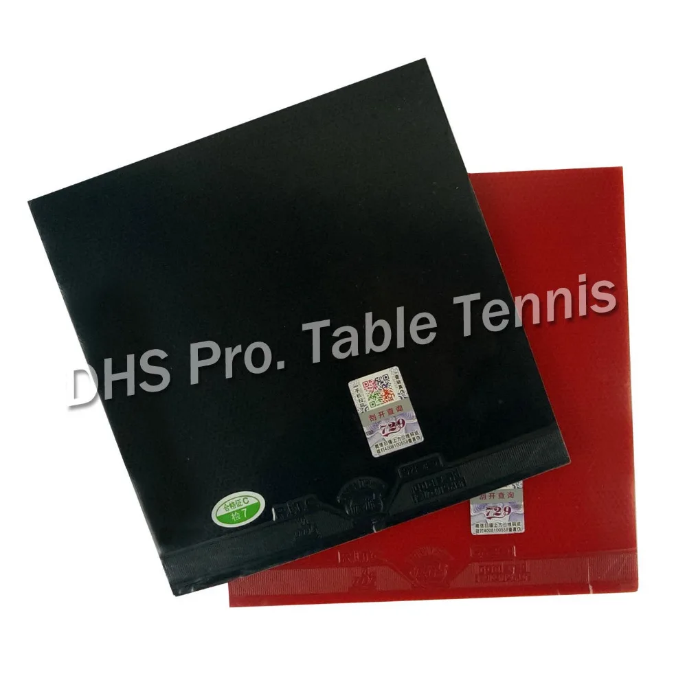 2 Pezzi Di Ritc 729 Friendship General A Pair Rubber 1 Red E 1 Black Pips-In Ping Pong Gomma Da Ping Pong Con Spugna 2.2Mm