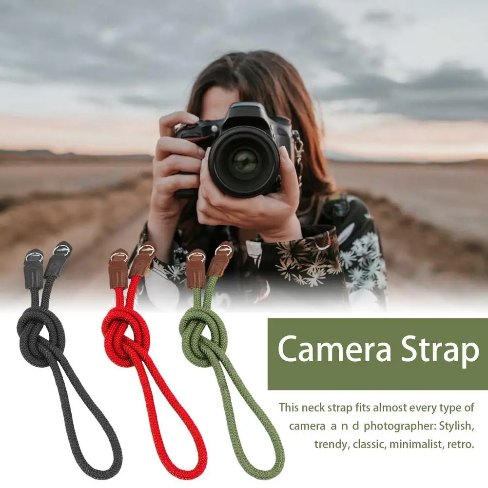 Tracolla Portatile Da 1M Per Fotocamera Reflex Digitale Dslr Accessori Per Fotocamere Nikonsony Cintura Con Cinturino In Nylon Cowhideneck