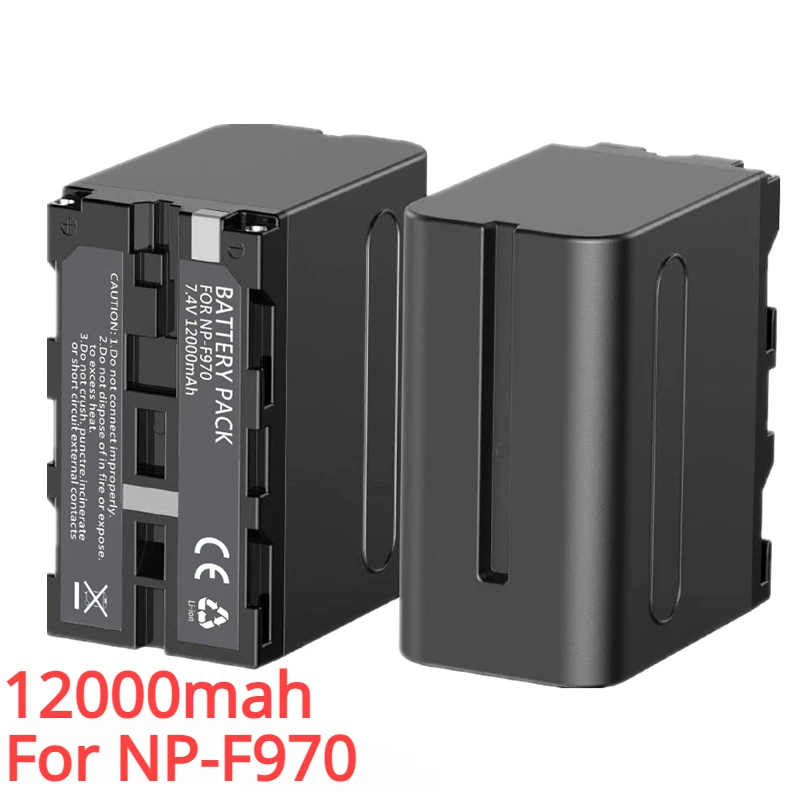 Np-F970 12000Mah Batteria Di Ricambio Per Fotocamera Digitale Per Sony F950 F960 F770 Ccd-Rv100 Trv58 Dcr-Trv110K Rv100 Trv58 Dsr-Pd150P