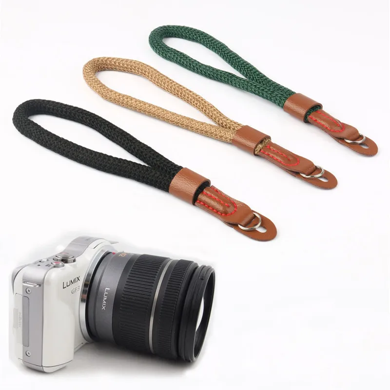 Besegad Handmade Nylon Fotocamera Digitale Cinturino Da Polso Impugnatura Cinturino Intrecciato Per Canon Sony Leica Digital Slr Camera Belt