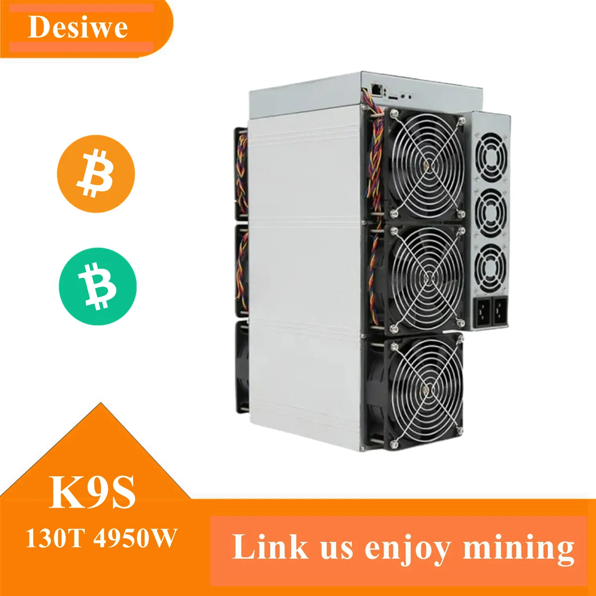 K9S 130T 4950W Bitcoin Miner Sha256 Potente Hardware Minerario Da Desiwe
