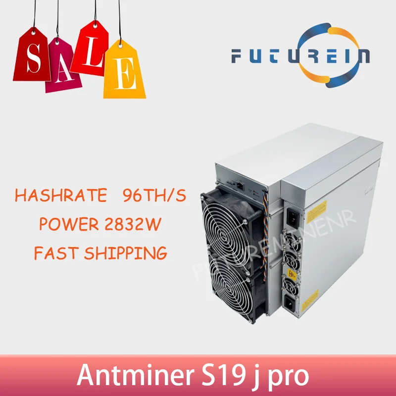 Bitmain Antminer S19Jpro 96T 100T Asic Bitcoin Miner Mining Machine Bitcoin Miner Btc Crypto Mining Machine Pronto Per La Spedizione