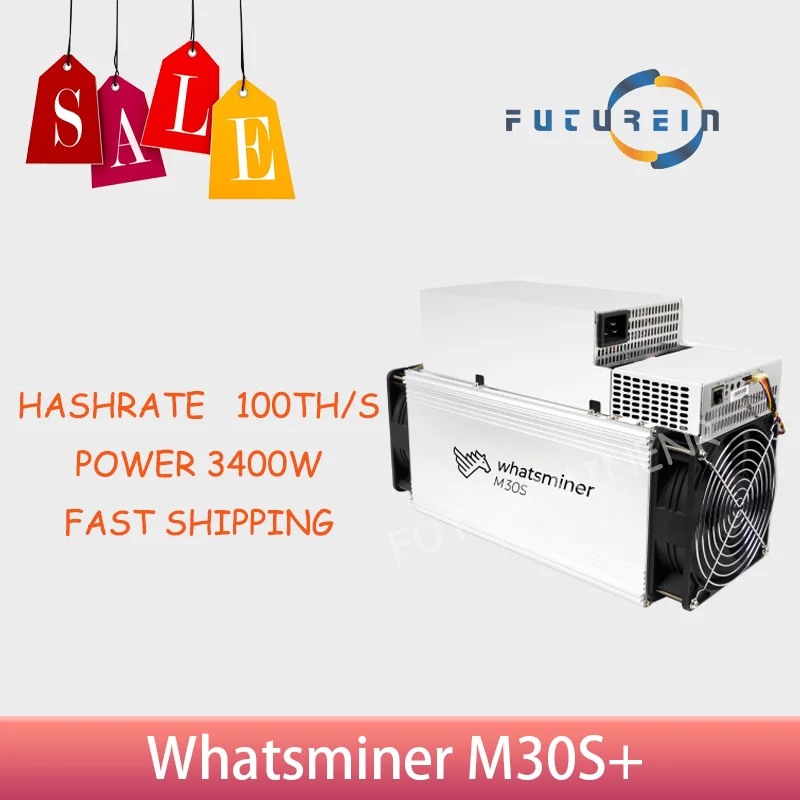 Whatsminer M30S + 100T 102T 98T Asic Miner Professionale Bitcoin Mining Machine Criptovaluta Mining Btc