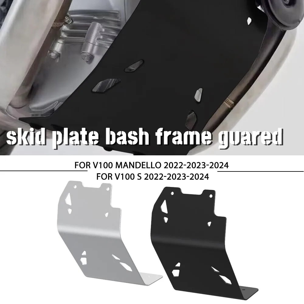 2024 2023 2022 Per Moto Guzzi V100 Mandello / S V100S Bash Frame Guard Moto Engine Frame Protector Cover Guard Skid Plate