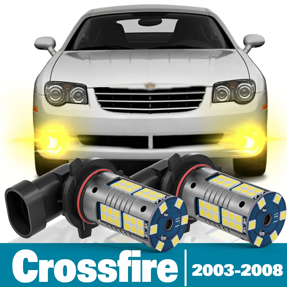 Fendinebbia A Led 2 Pezzi Per Accessori Chrysler Crossfire 2003 2004 2005 2006 2007 2008