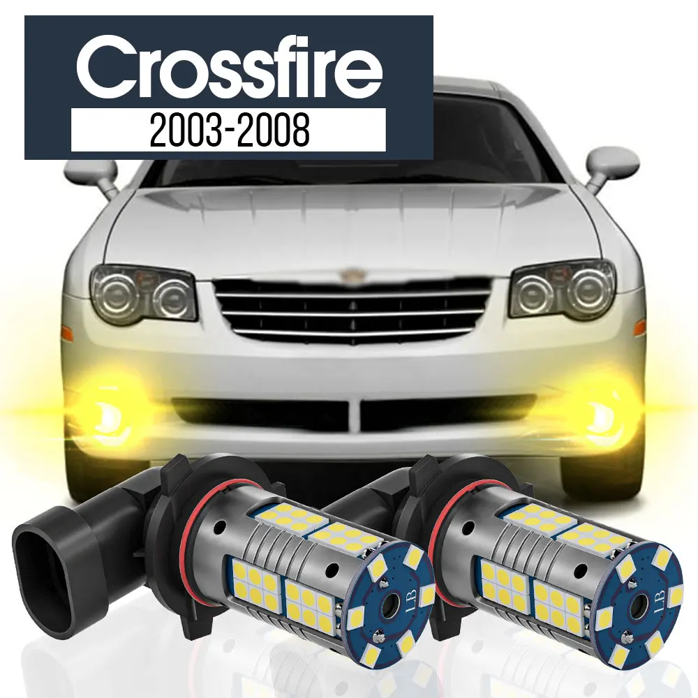 2Pcs Led Fendinebbia Blub Canbus Accessori Per Chrysler Crossfire 2003-2008 2004 2005 2006 2007