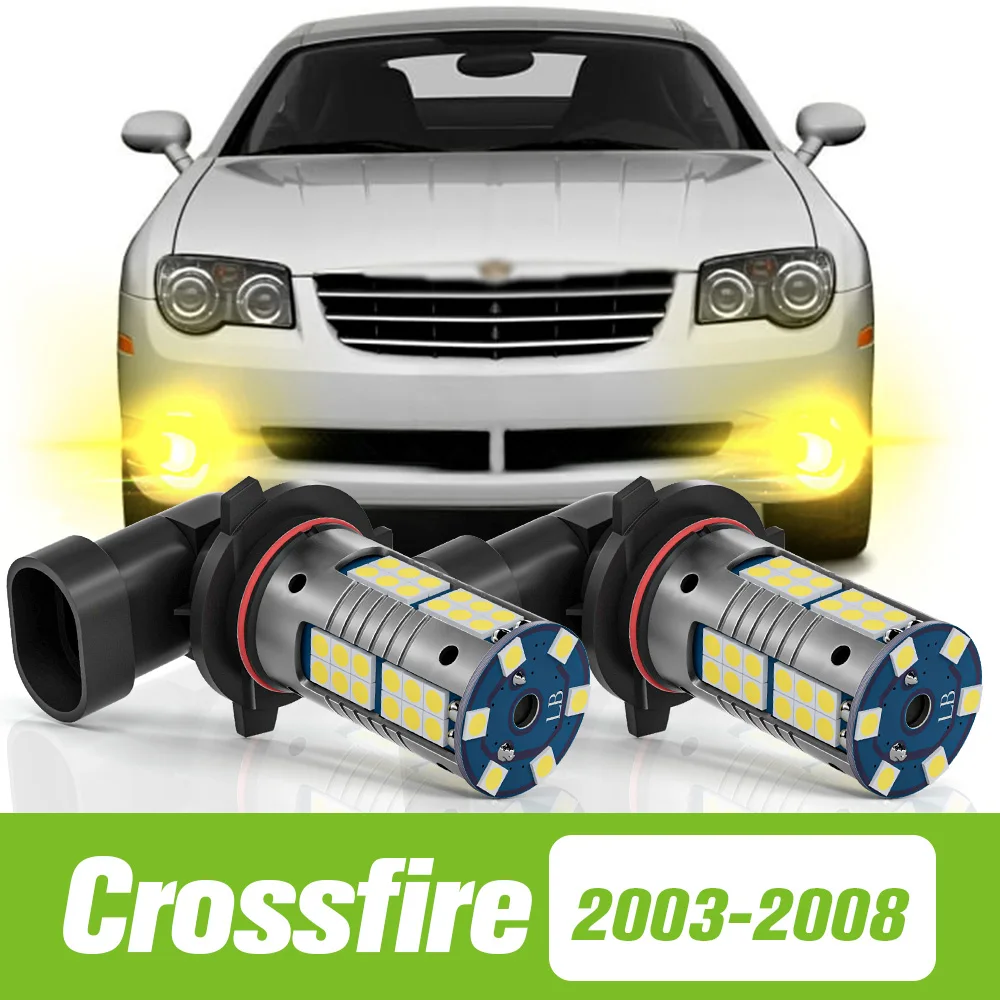 2 Pezzi Per Chrysler Crossfire 2003-2008 Fendinebbia A Led 2004 2005 2006 2007 Accessori