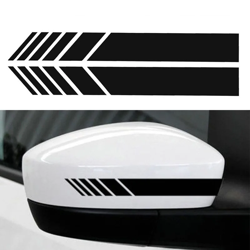 Car Sticker Racing Strips Side Rear View Mirror Decor Decal Per Chrysler 200 300 300C 300M Aspen Cirrus Concorde Crossfire