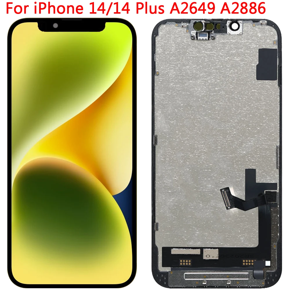 Per Iphone 14 14 Plus Display Lcd Touch Screen Digitizer Assembly Per Iphone 14 A2649 A2882 14 Plus A2632 A2887 Lcd